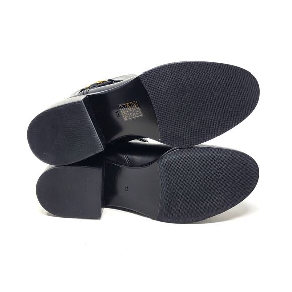 Tory Burch Miller 45MM Ankle Bootie Calf Leather Perfect Black 61151 Size 7 - Picture 7 of 8